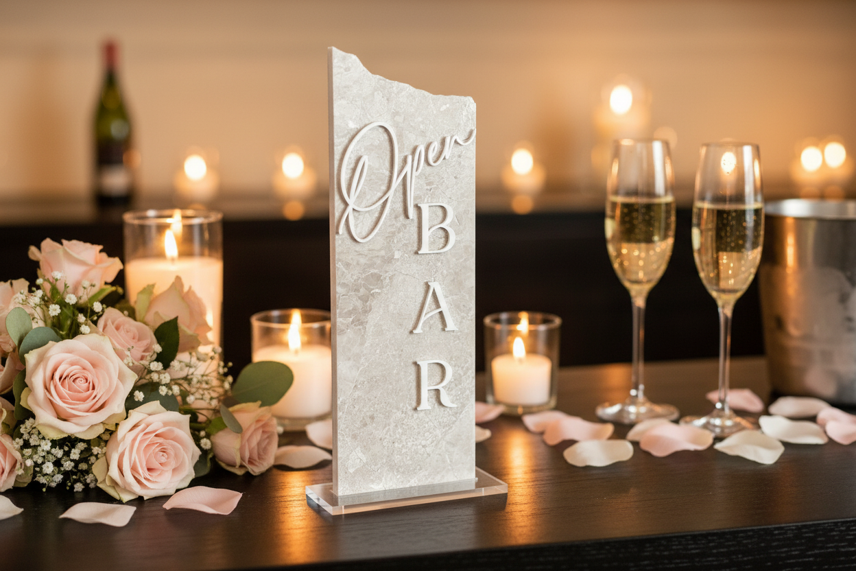 Marble Stone Open Bar