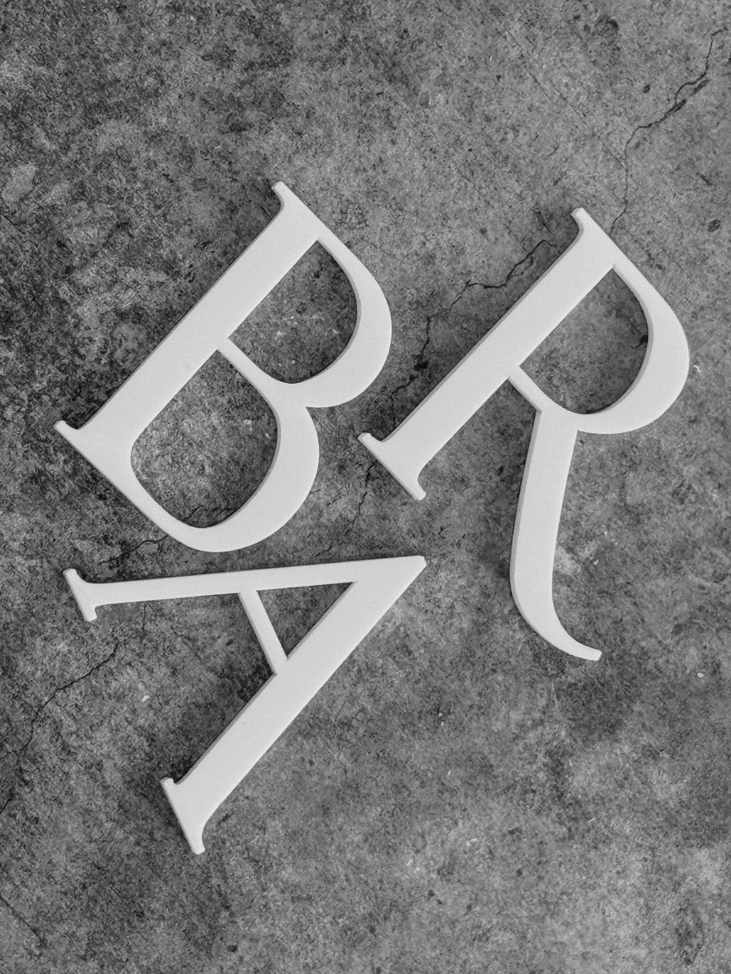 3D Gold Acrylic Letters: DIY Adhesive Signage, Table Numbers