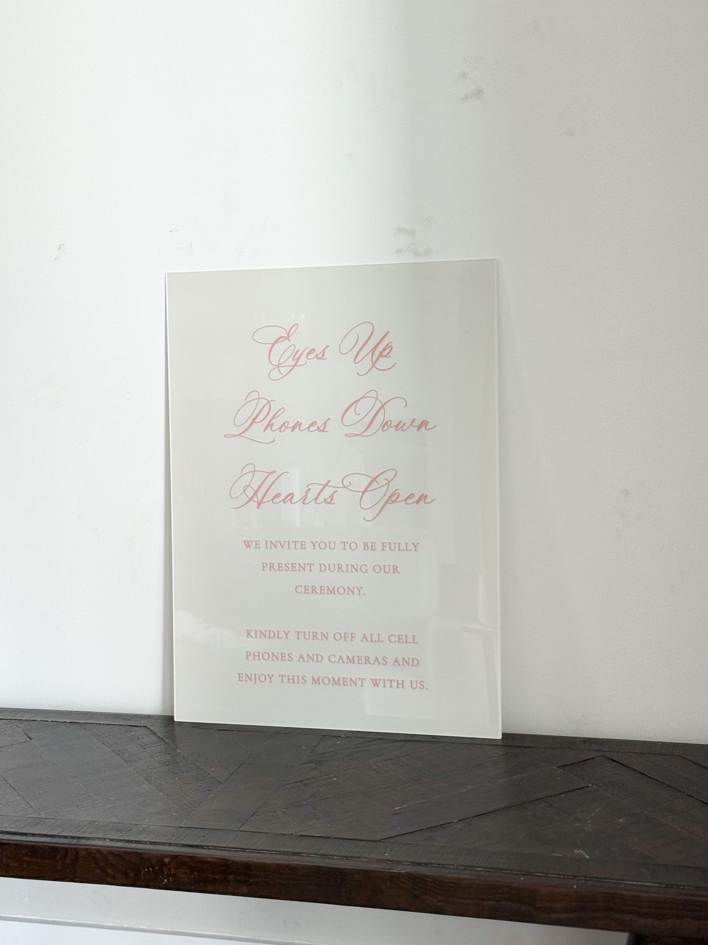 Wedding Acrylic Unplugged Sign | Minimalist Modern Elegant Elegant Signage | Wedding Signage Sign | Acrylic Wedding Sign | Wedding Day Decor