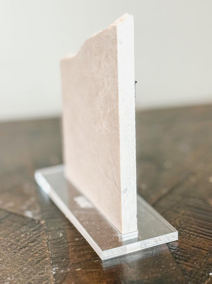 Initial Marble Stone Table Numbers | Wedding Unique Signage | Custom Layered Decor | Table Numbers | Tablescape Decor | Travertine Looking