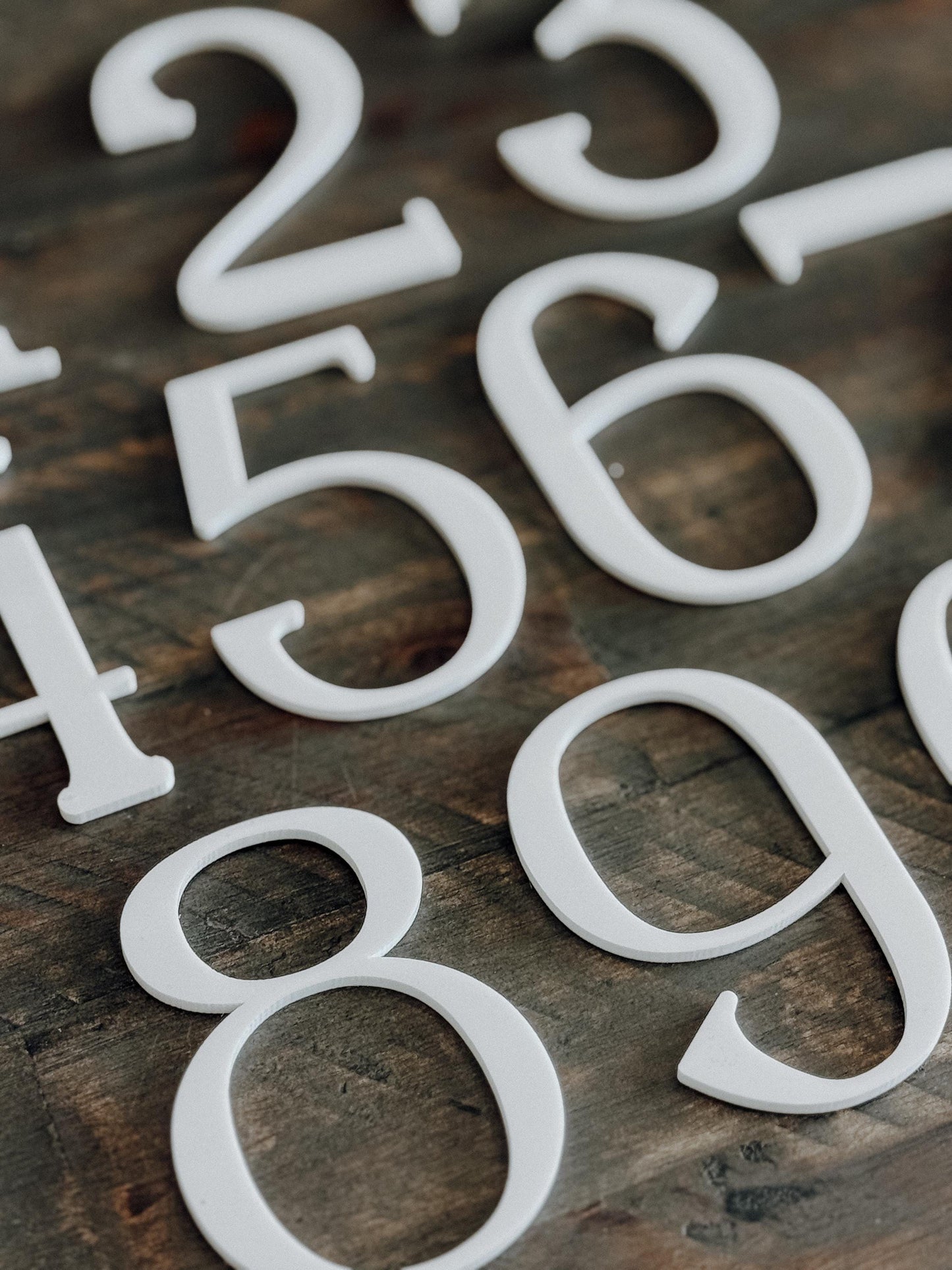 3D Wedding Table Numbers | DIY with 3M Tape Adhesive | Custom Layered Decor | Layered Acrylic | Signage Gold Silver Black White