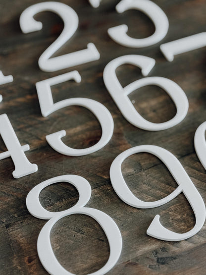 3D Wedding Table Numbers | DIY with 3M Tape Adhesive | Custom Layered Decor | Layered Acrylic | Signage Gold Silver Black White