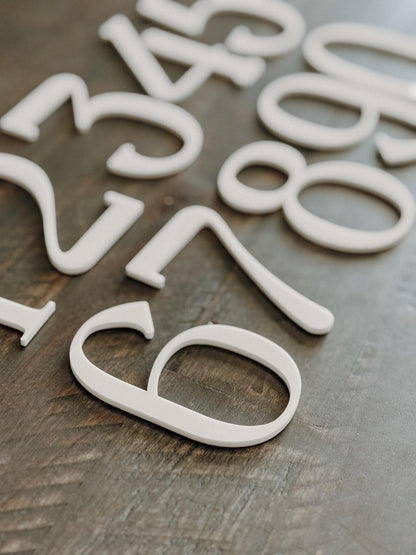 3D Wedding Table Numbers | DIY with 3M Tape Adhesive | Custom Layered Decor | Layered Acrylic | Signage Gold Silver Black White