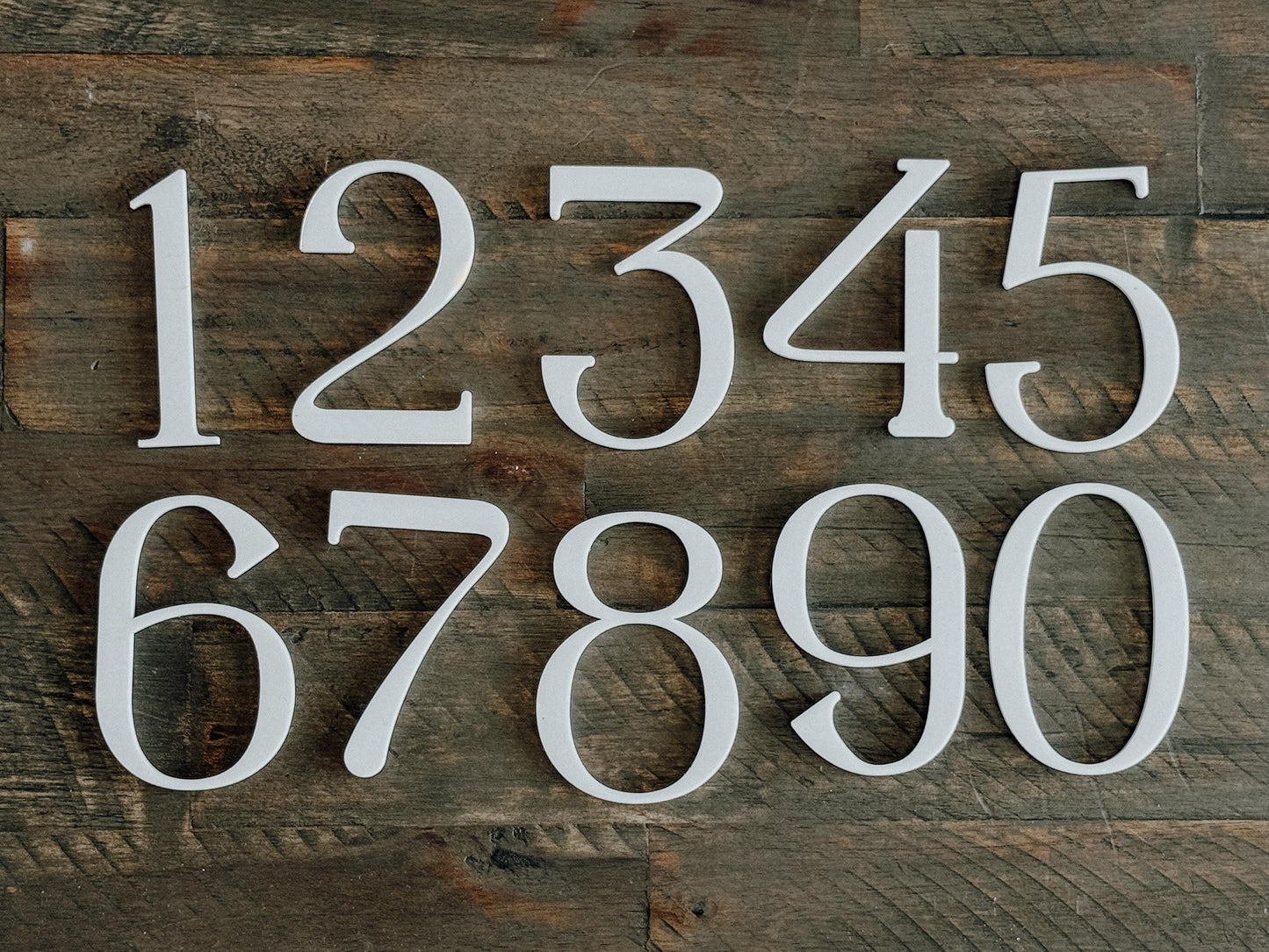 3D Wedding Table Numbers | DIY with 3M Tape Adhesive | Custom Layered Decor | Layered Acrylic | Signage Gold Silver Black White