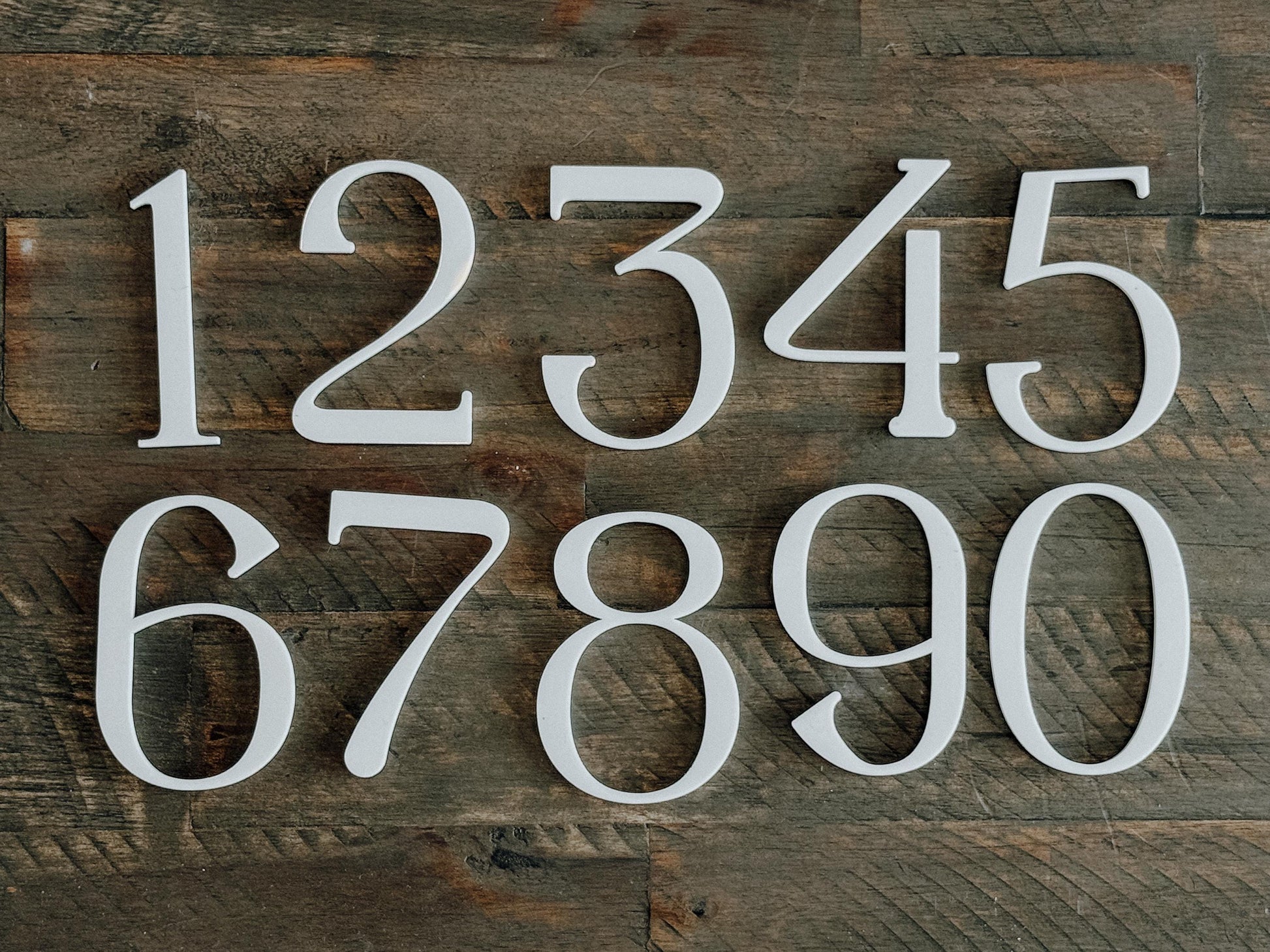 3D Wedding Table Numbers | DIY with 3M Tape Adhesive | Custom Layered Decor | Layered Acrylic | Signage Gold Silver Black White