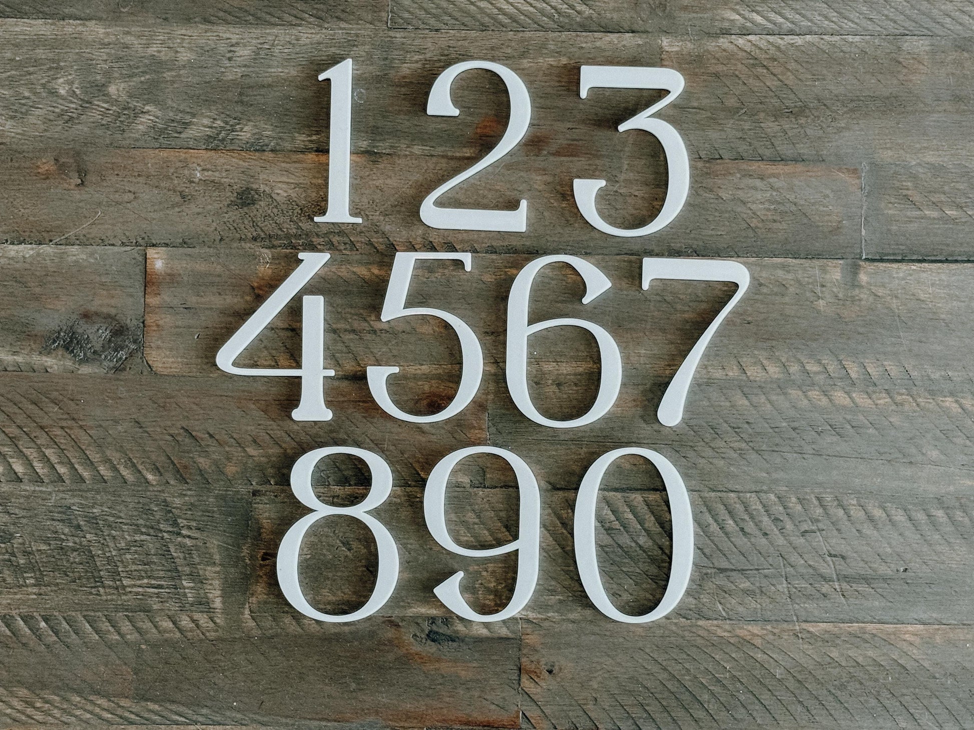 3D Wedding Table Numbers | DIY with 3M Tape Adhesive | Custom Layered Decor | Layered Acrylic | Signage Gold Silver Black White