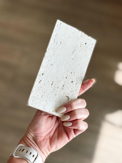 3D Travertine Stone Table Numbers | Wedding Unique Signage | Custom Layered Decor | Table Numbers | Tablescape Decor | Natural Marble