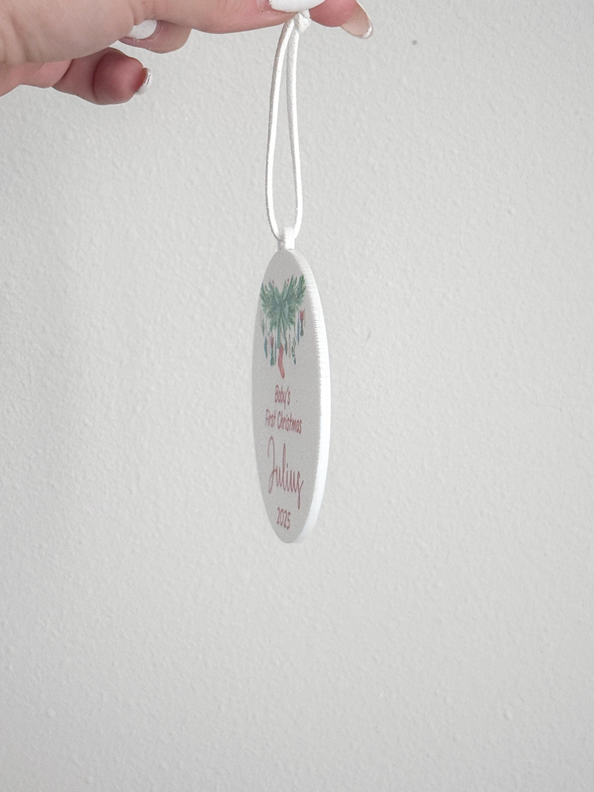 Baby's First Christmas Ornament Gift | Baby’s 1st Ornament | Customizable Acrylic Keepsake