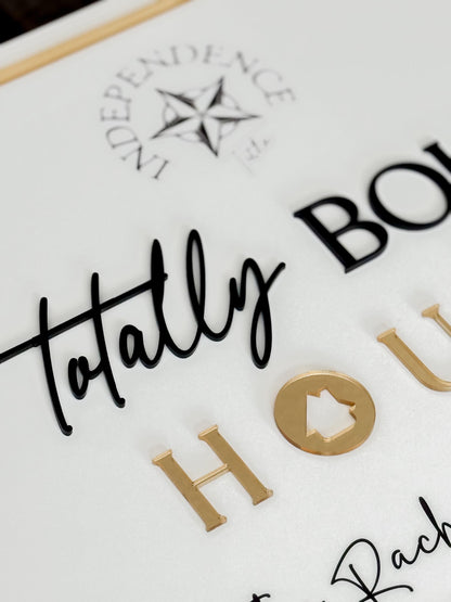 Personalized Realtor Sign with Logo | Say yes to the address | Closing Realty | House Sold Acrylic | Closing Prop | Realtor Gift Sold