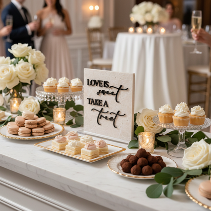 Love Is Sweet Take a Treat Sign