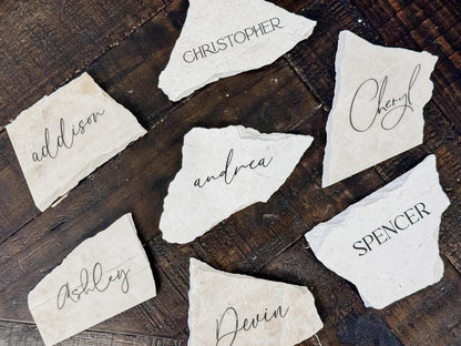 Marble Stone Place Card