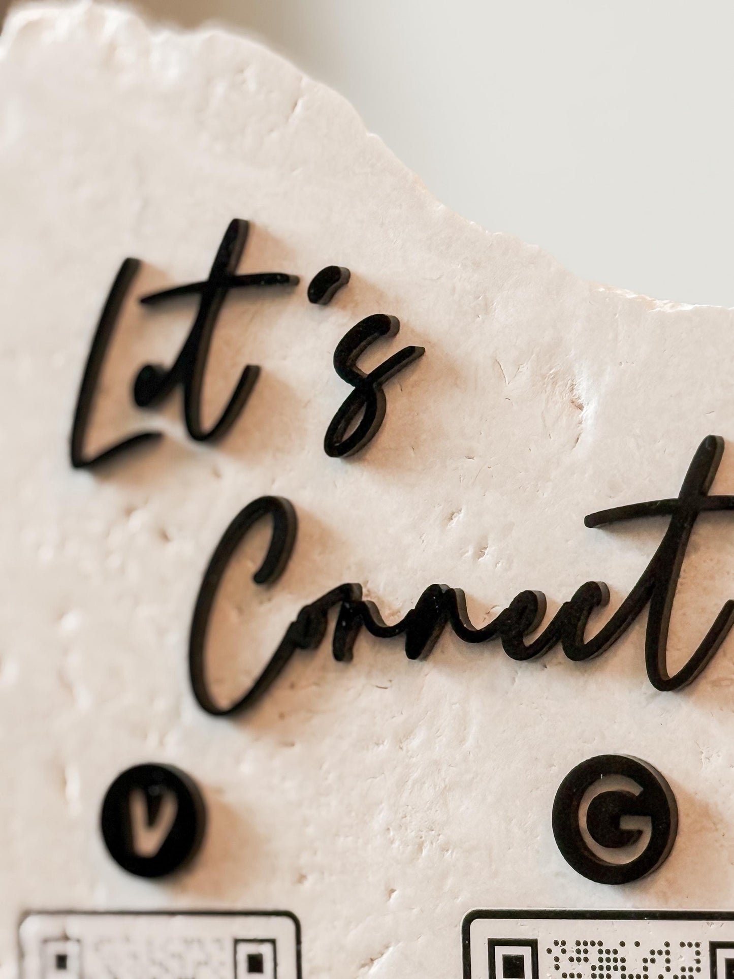 Custom Stone Business Sign