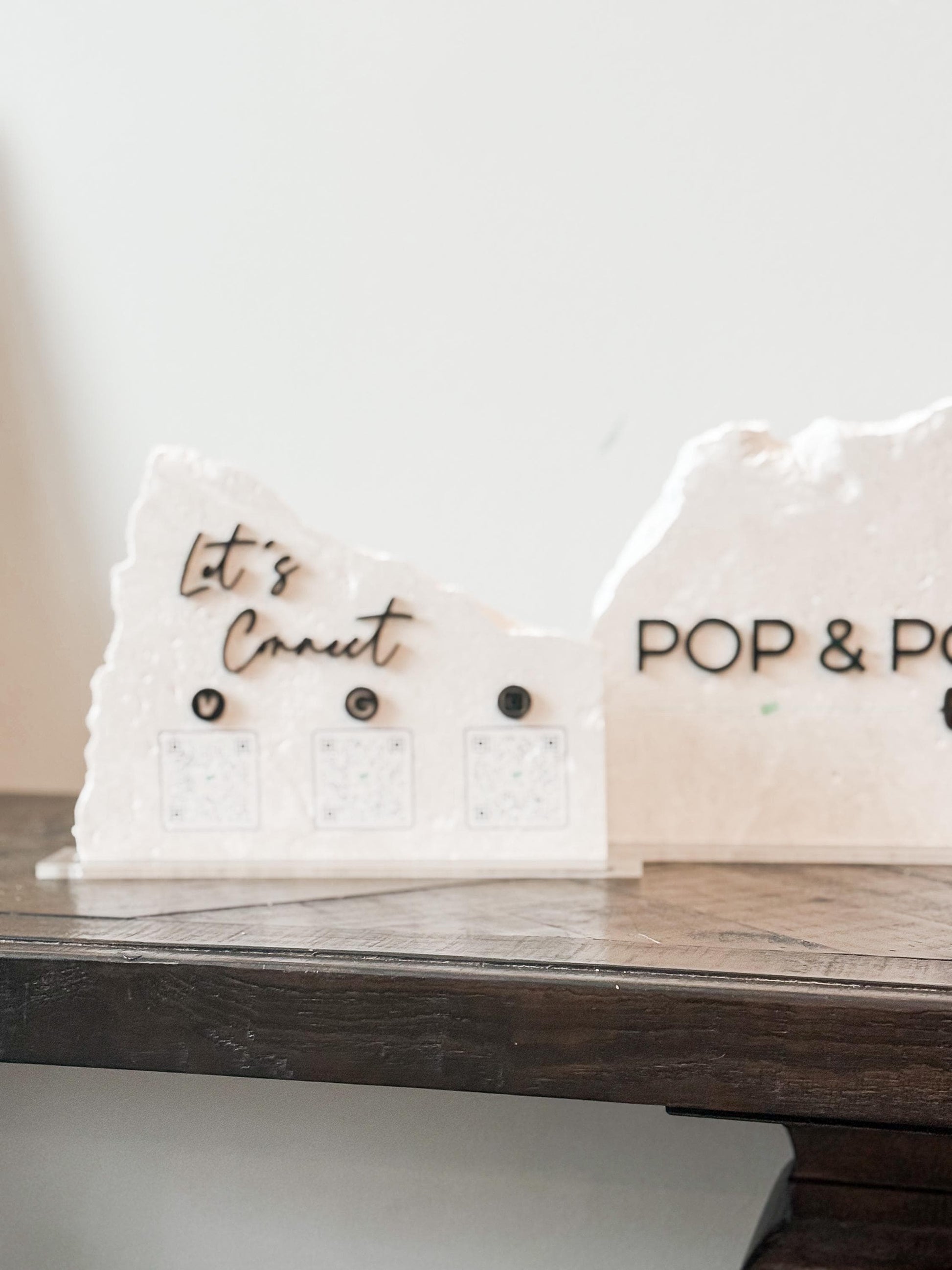 Custom Stone Business Sign