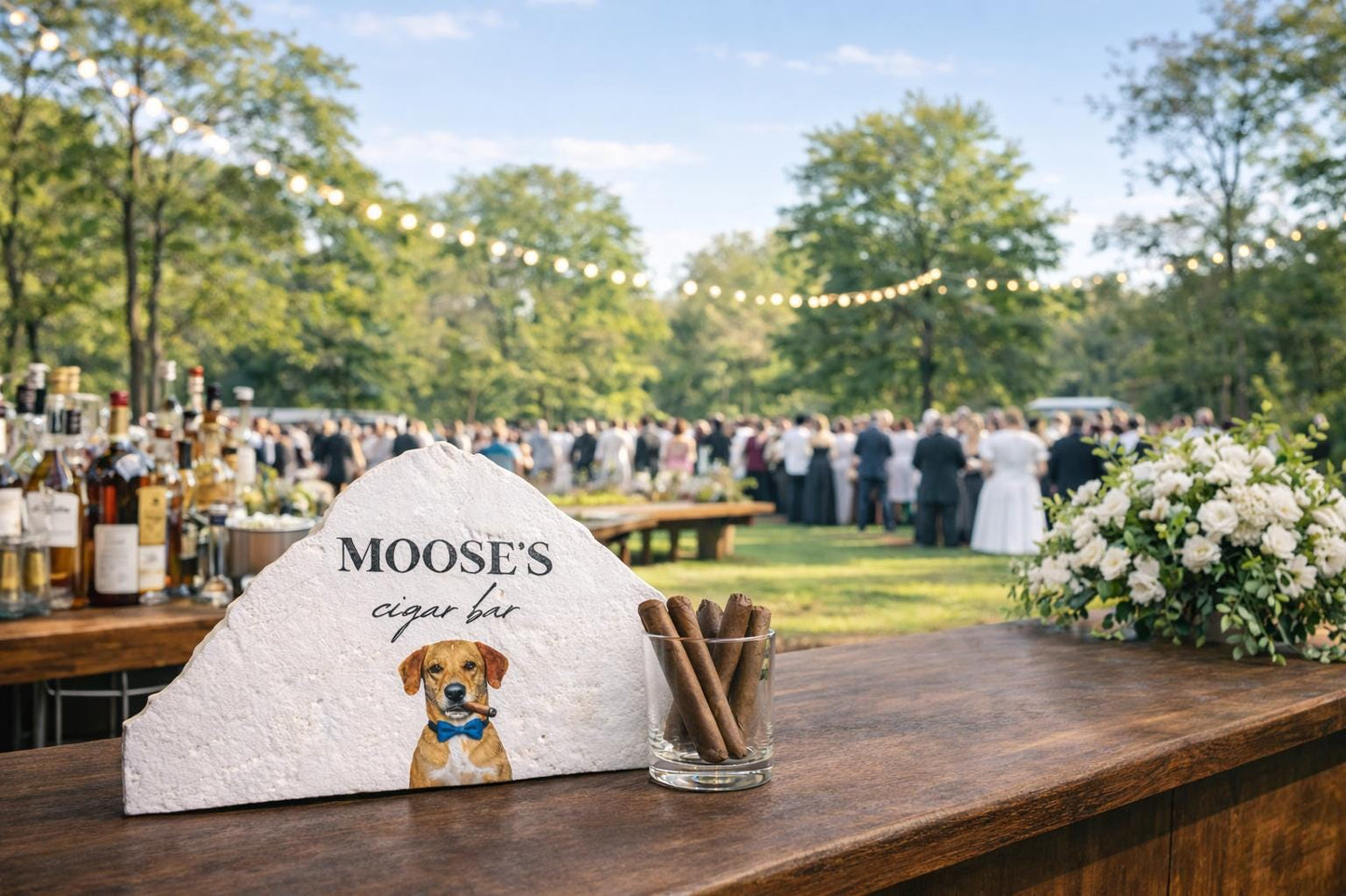 Custom Dog Cigar Bar Sign