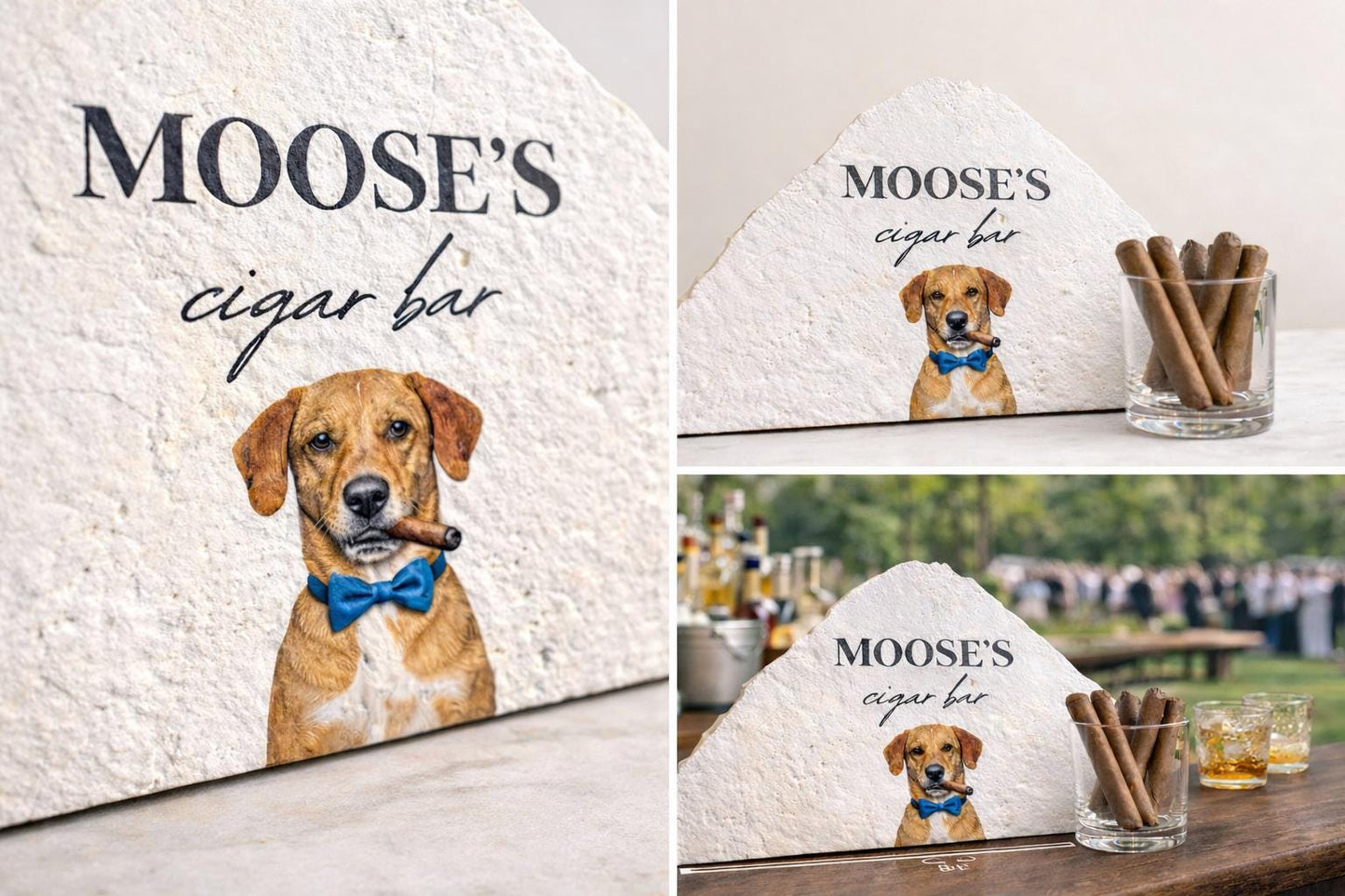 Custom Dog Cigar Bar Sign