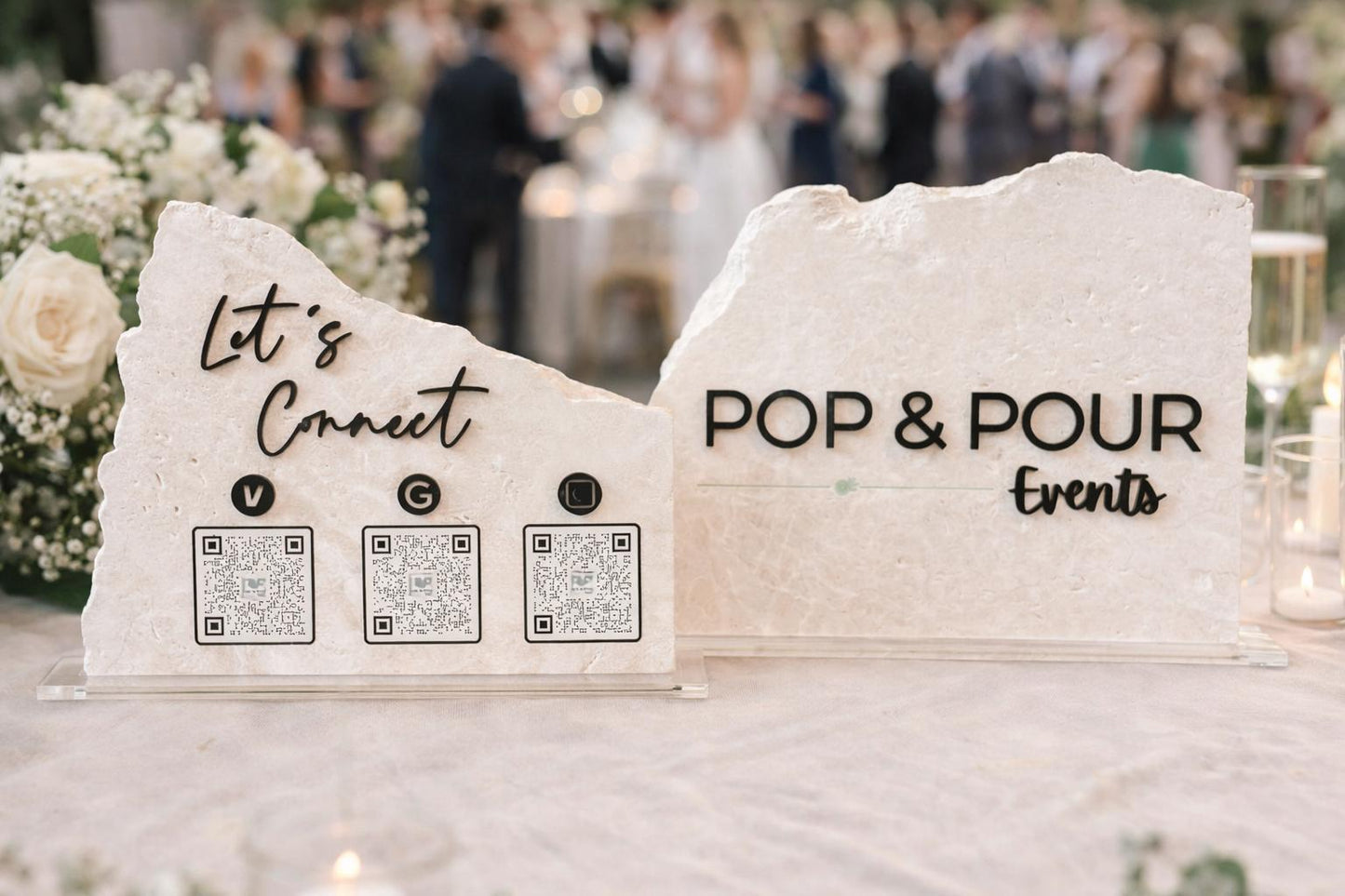 Custom Stone Business Sign