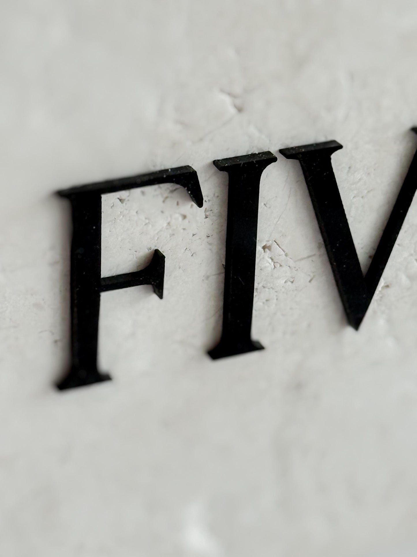 3D Acrylic Table Number Stone Sign | Unique Wedding Signage | Custom Layered Decor | Travertine Marble | Modern Reception Decor