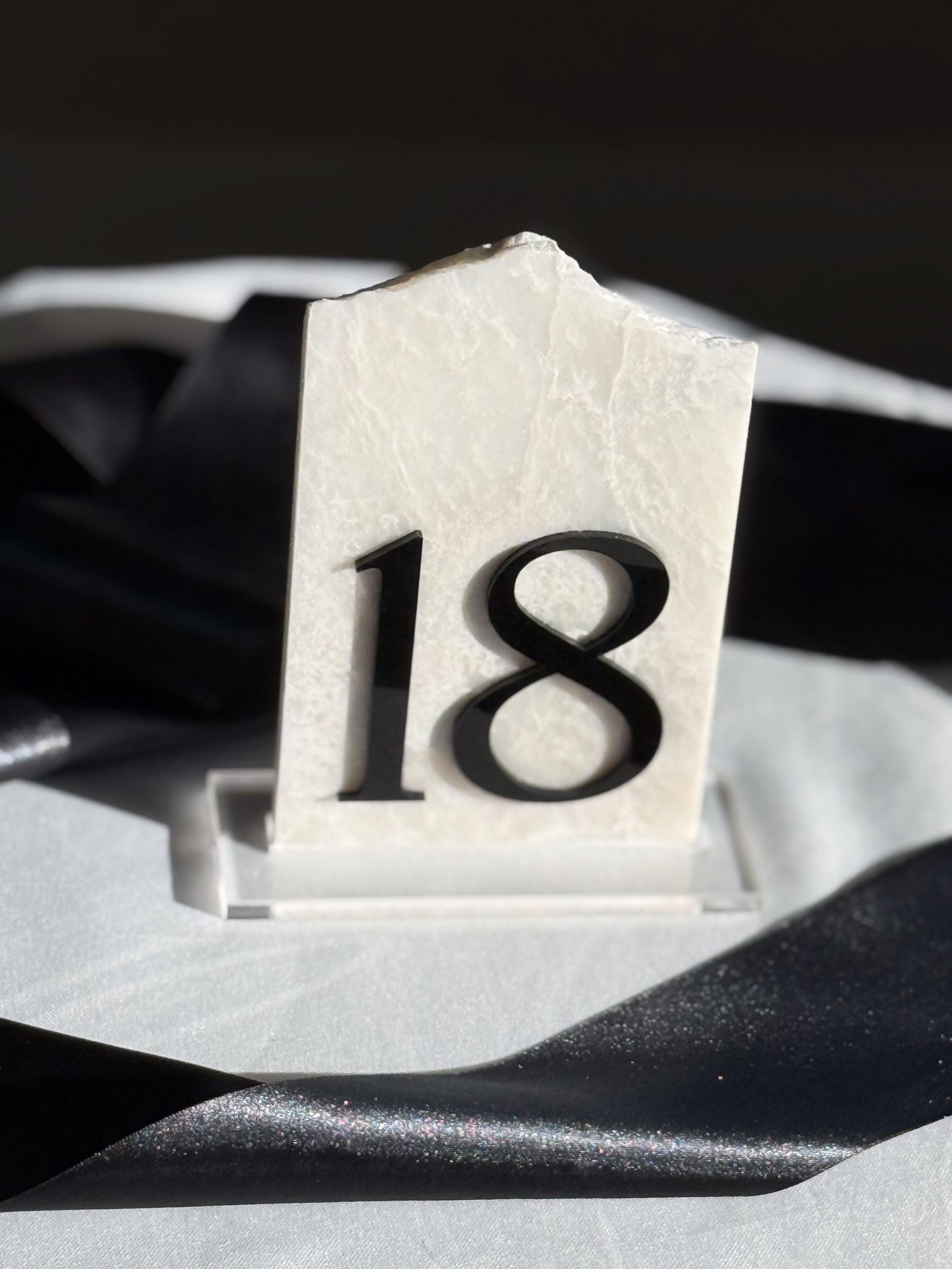 3D Marble Stone Table Numbers