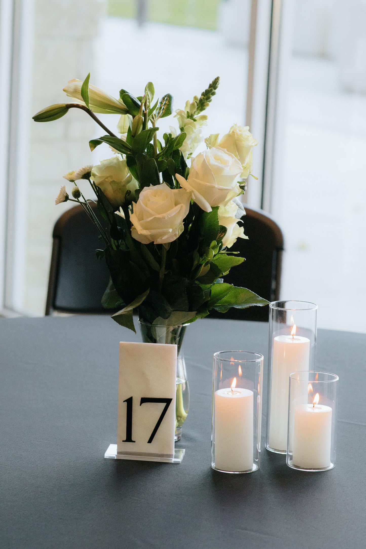 3D Marble Stone Table Numbers