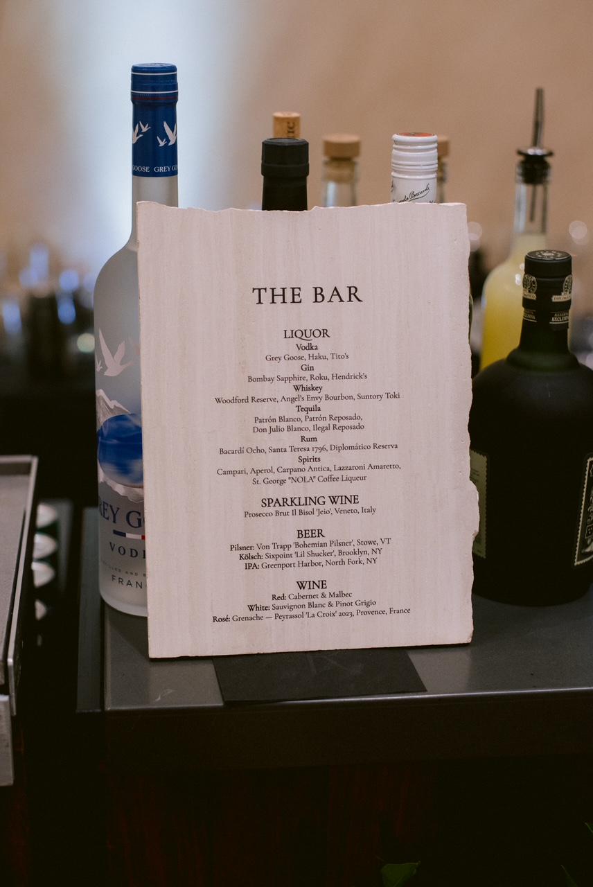 LimeStone Linen Signature Cocktails Sign | Wedding Bar Menu Sign | Custom Drink Menu | Modern Minimal Bar Sign | Reception Cocktail Menu