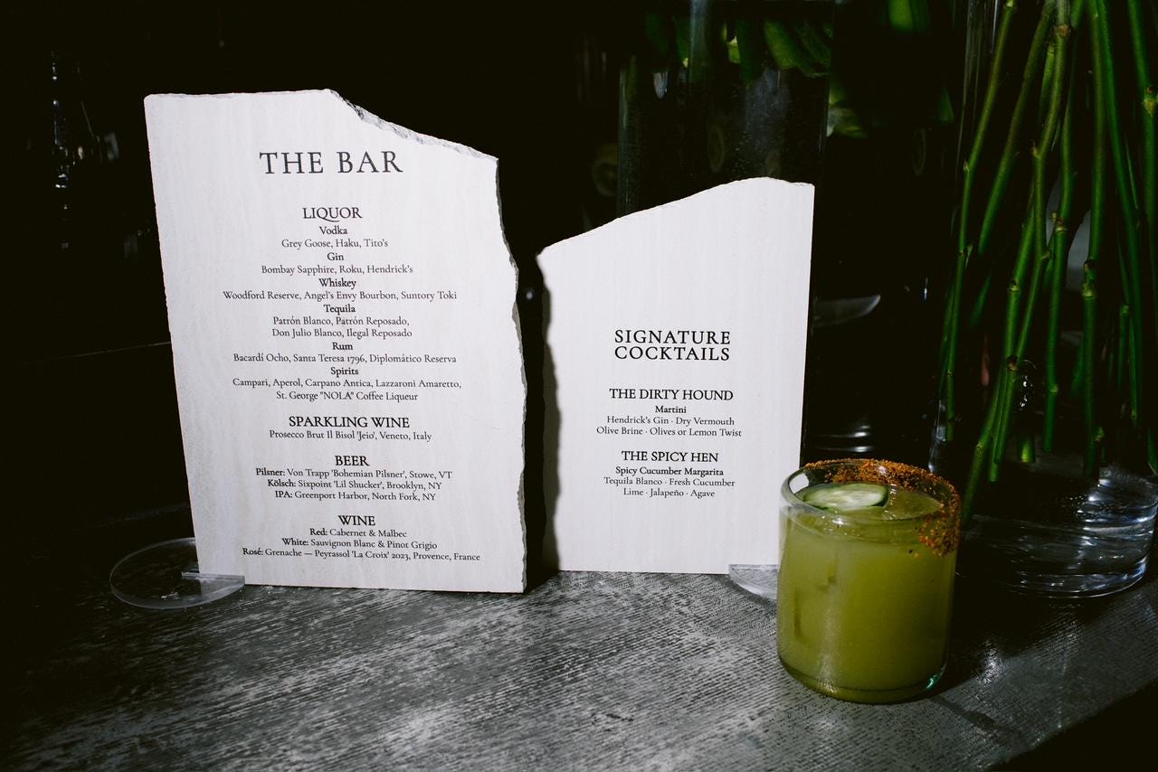 LimeStone Linen Signature Cocktails Sign | Wedding Bar Menu Sign | Custom Drink Menu | Modern Minimal Bar Sign | Reception Cocktail Menu