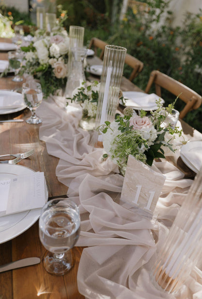 3D Marble Stone Table Numbers