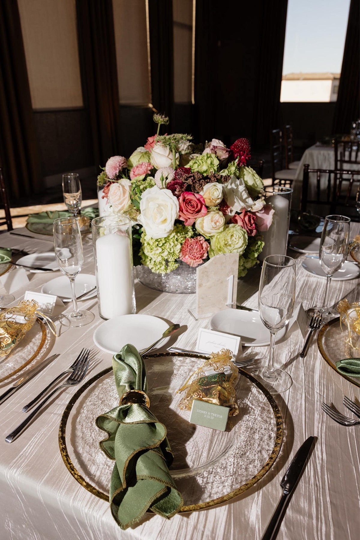 3D Marble Stone Table Numbers