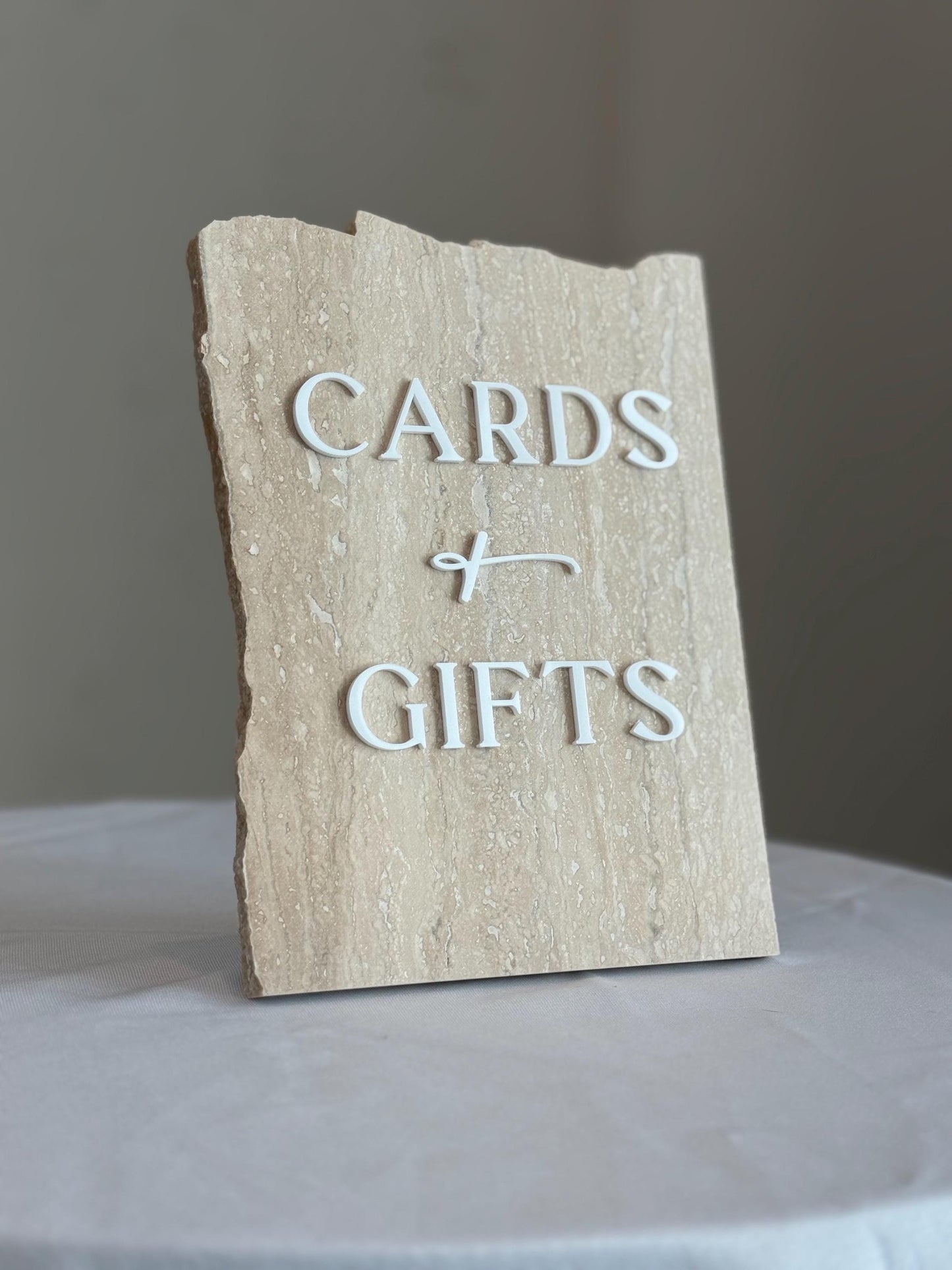 Marble 3D Cards and Gifts Table Sign | Wedding Sign | Modern Wedding Decor | Favor Sign | Party Tabletop Signs | Gold Mirror