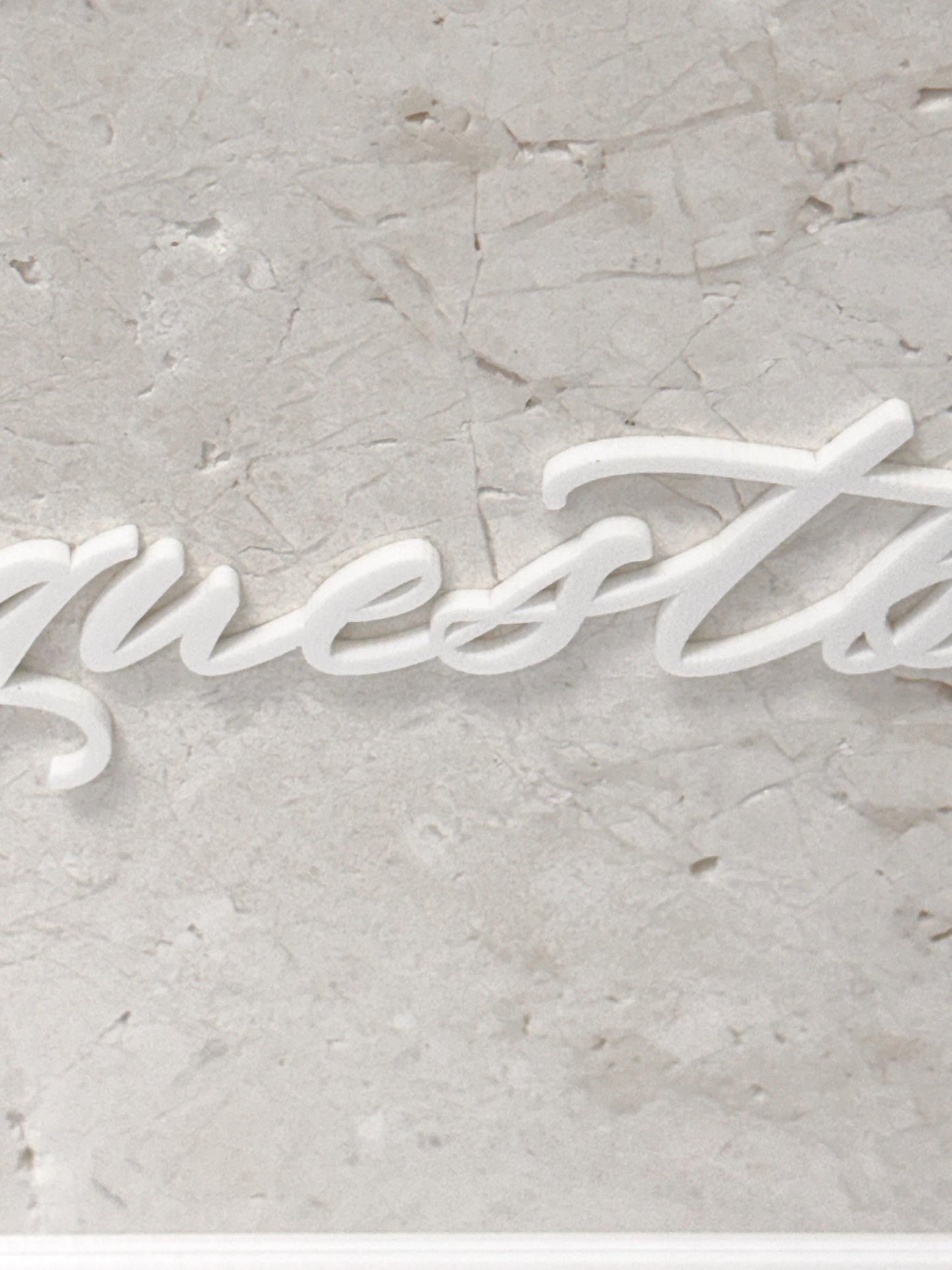 Marble 3D Guestbook Table Sign | Wedding Sign | Modern Wedding Decor | Favor Sign | Party Tabletop Signs | Gold Mirror