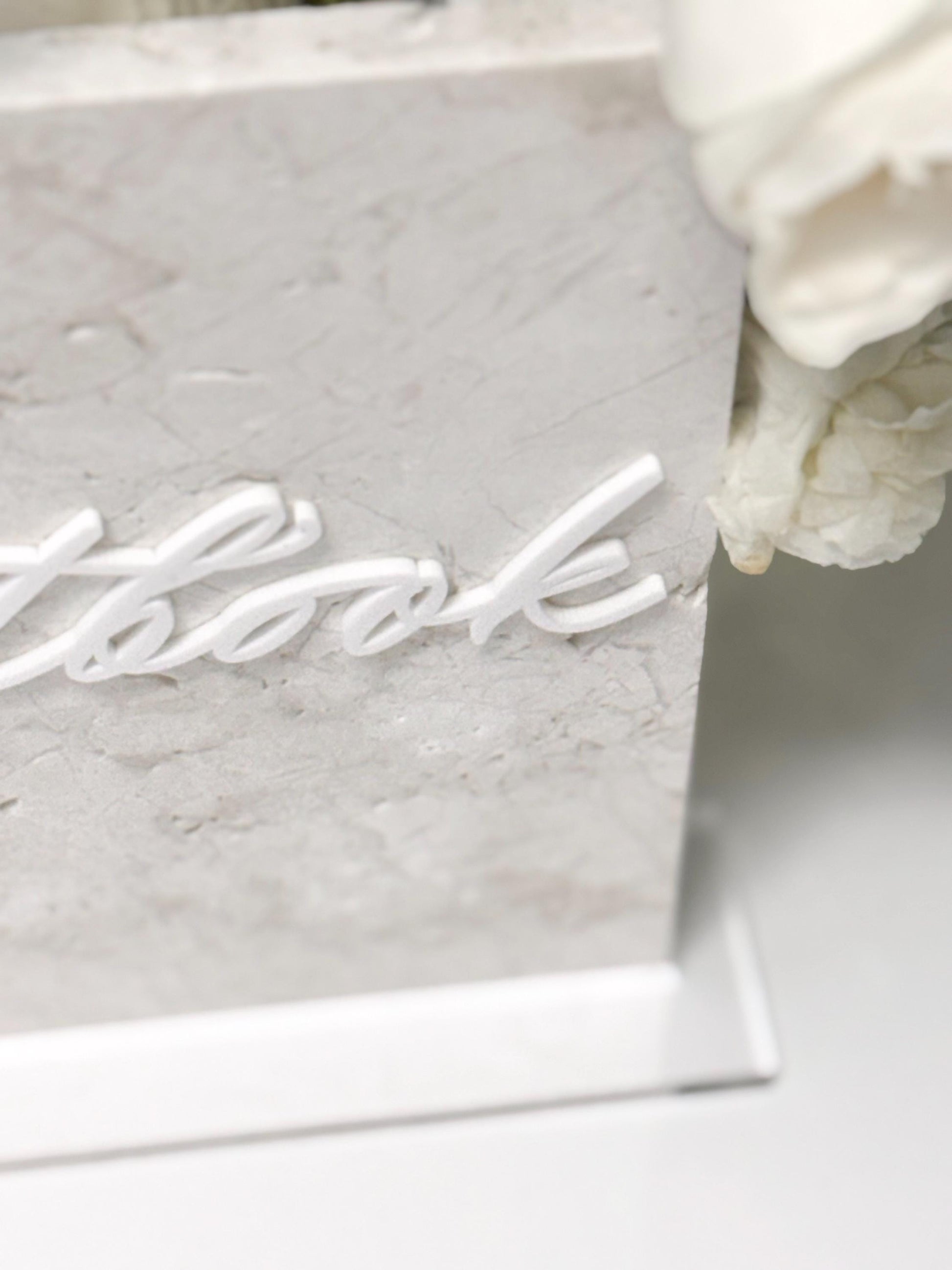 Marble 3D Guestbook Table Sign | Wedding Sign | Modern Wedding Decor | Favor Sign | Party Tabletop Signs | Gold Mirror