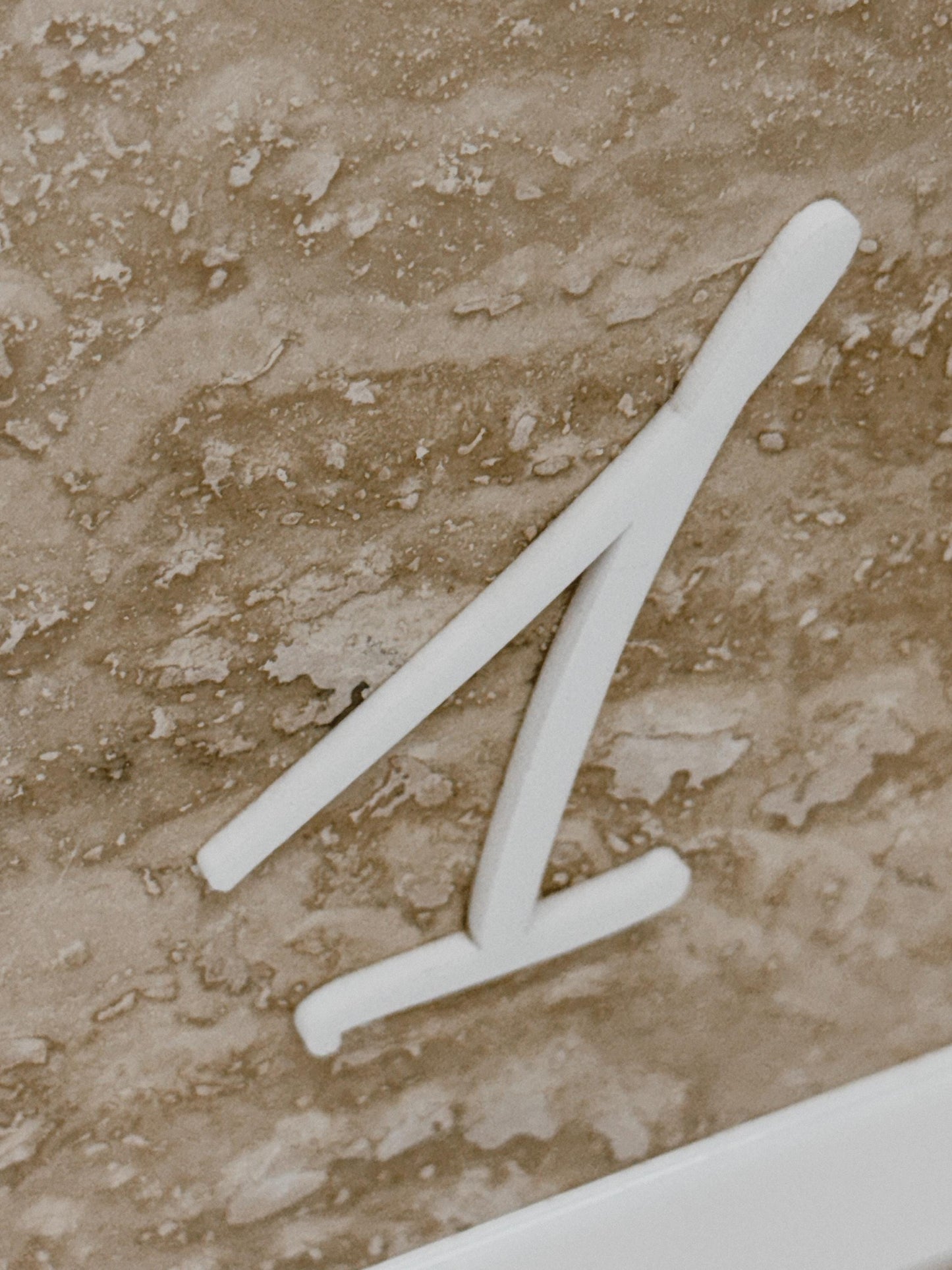 Travertine Table Numbers | 3D Acrylic Wedding Table Numbers | Luxury Wedding Reception Decor | Custom Stone Table Signs