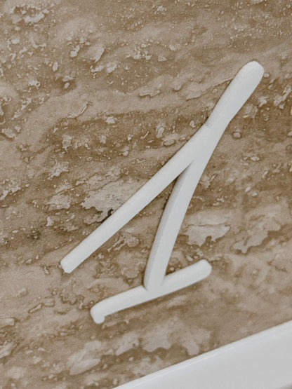 Travertine Table Numbers | 3D Acrylic Wedding Table Numbers | Luxury Wedding Reception Decor | Custom Stone Table Signs