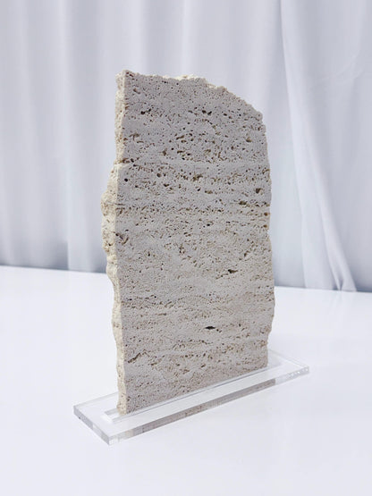 Travertine Stone 3D Bar Table Sign | Wedding Sign | Modern Wedding Decor | Favor Sign | Party Tabletop Signs | Bar Decor
