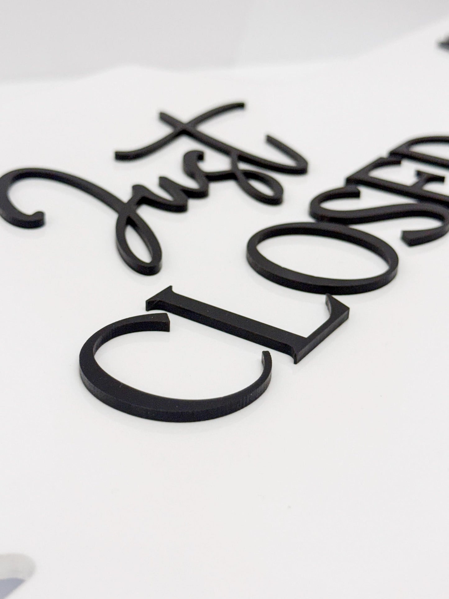 Just Closed Realtor Key | House Shaped Closing Sign | Personalized Real Estate Closing Prop | Realtor Gift | Open House Decor