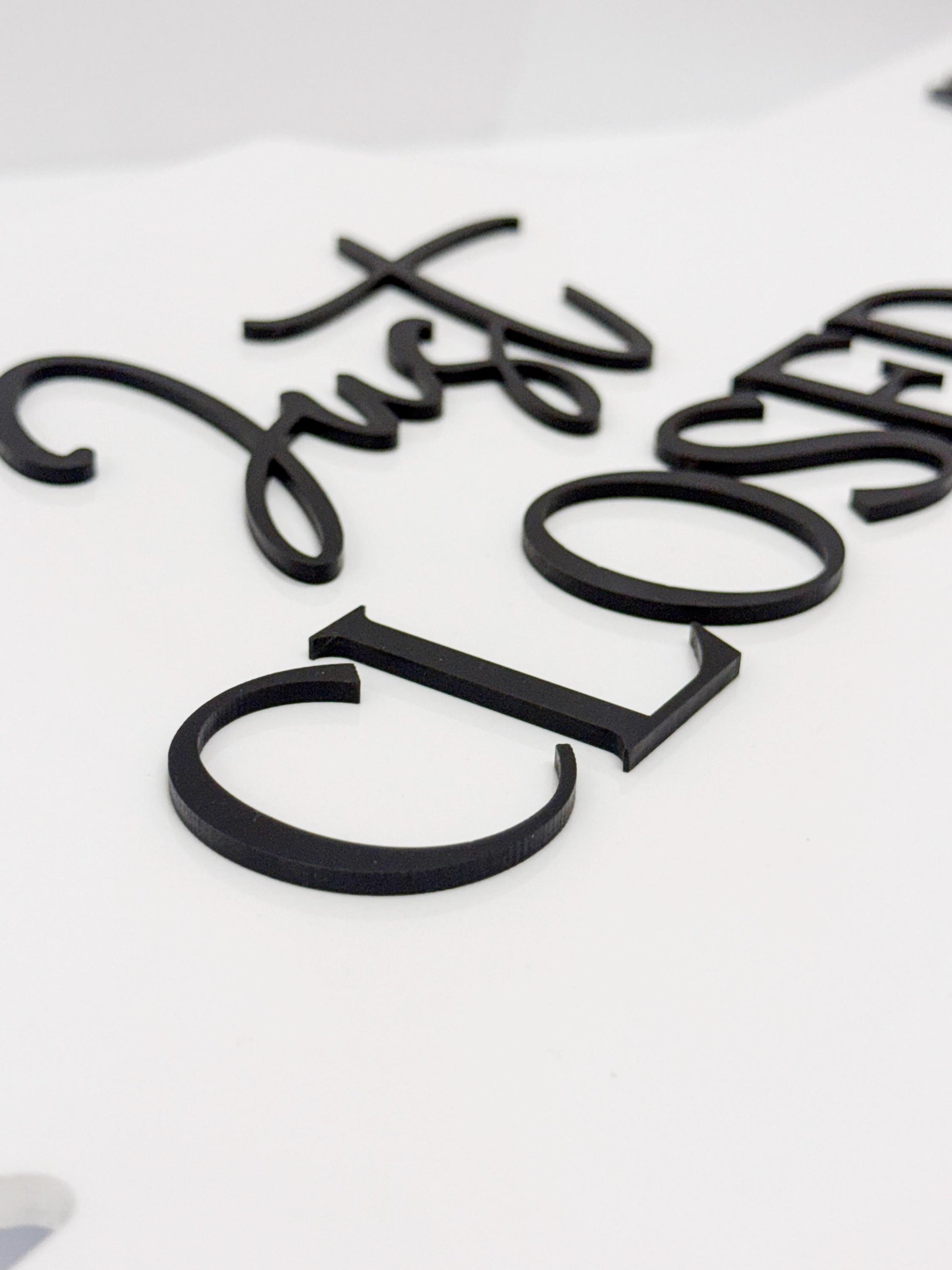 Just Closed Realtor Key | House Shaped Closing Sign | Personalized Real Estate Closing Prop | Realtor Gift | Open House Decor