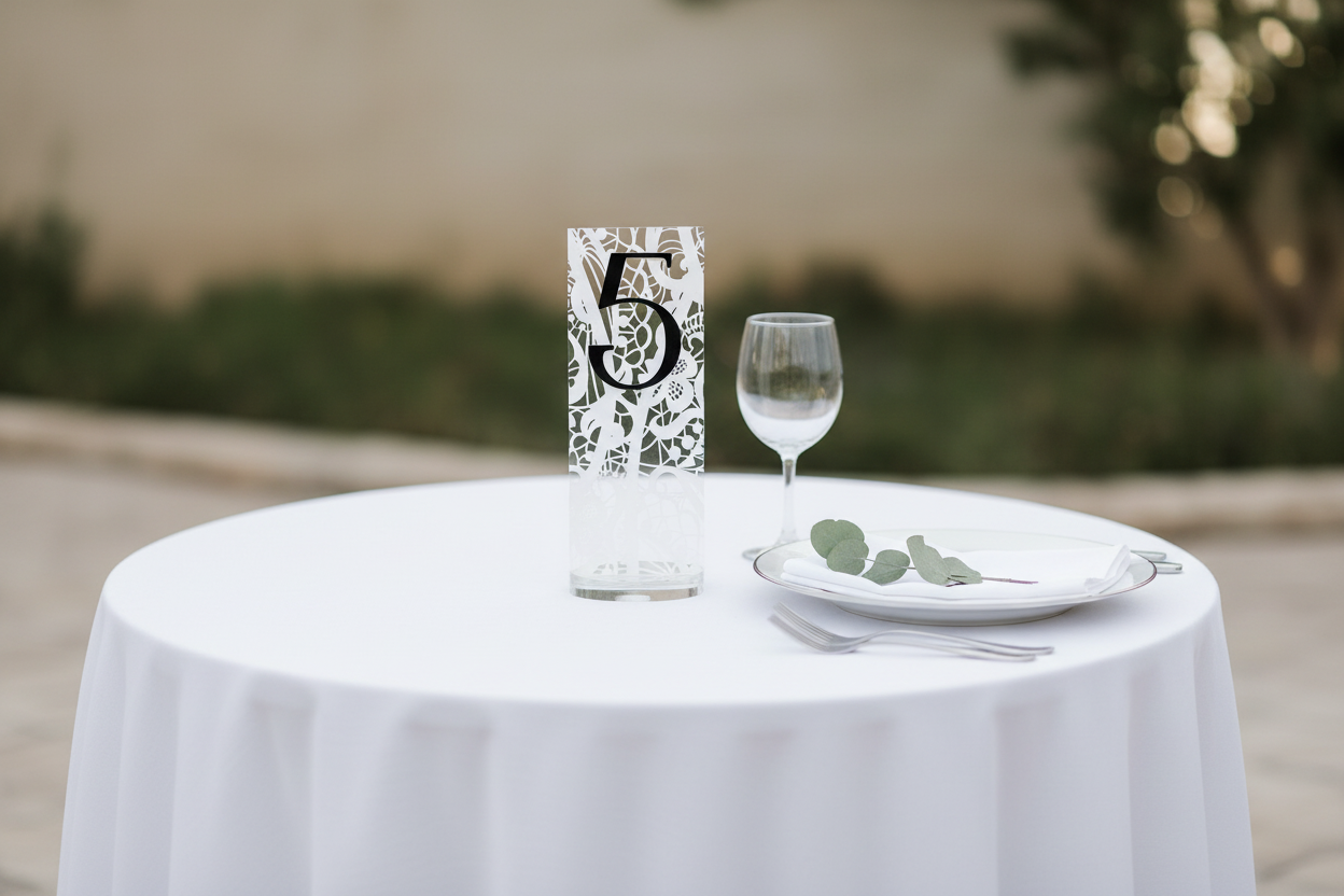 Minimalist with subtle greenery