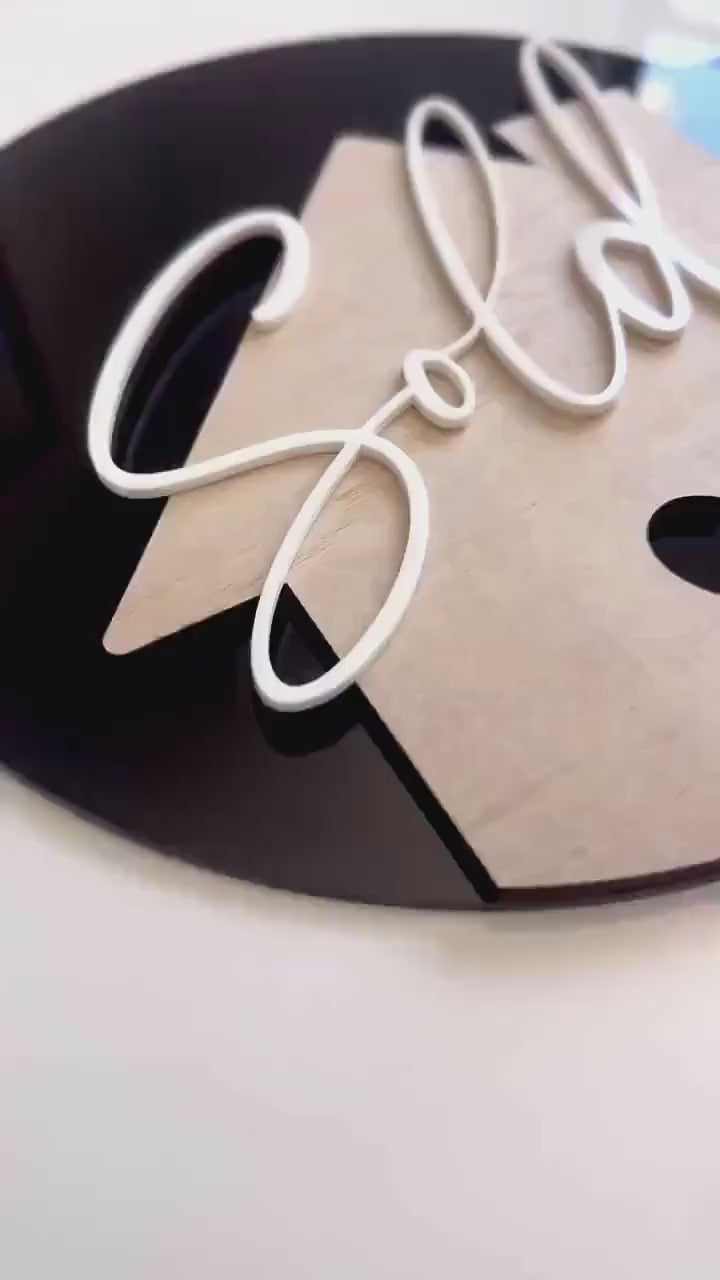 Personalized Realtor Closing Key: Acrylic & Wood Sold House Sign