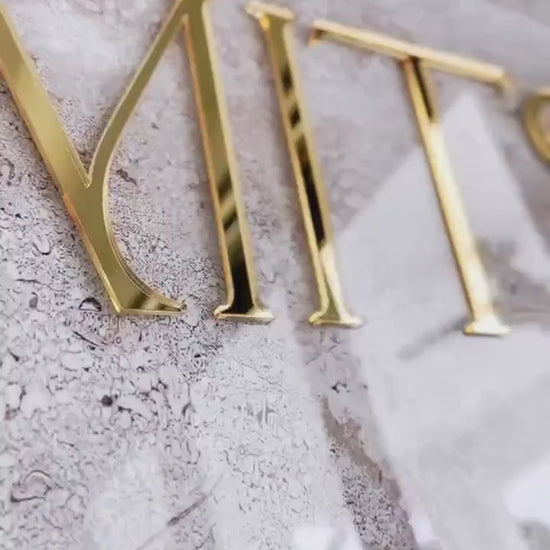 Faux Stone Wedding Welcome Sign | Minimalist Modern Signage | Travertine Wedding Signage Welcome Sign | Acrylic Wedding Sign