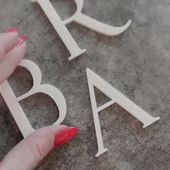 3D Gold Acrylic Letters: DIY Adhesive Signage, Table Numbers