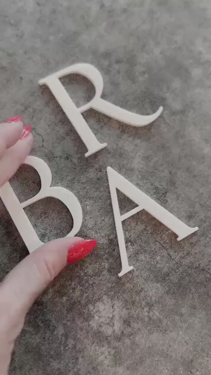 3D Gold Acrylic Letters: DIY Adhesive Signage, Table Numbers