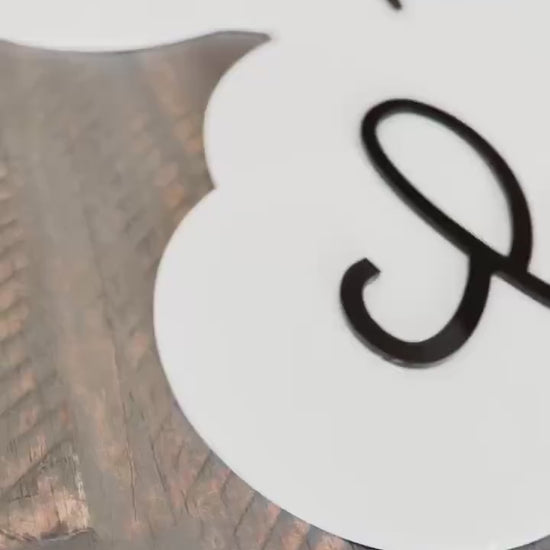 Acrylic “Merry Christmas” Sign – Holiday Decor – Red Nose Reindeer Christmas Sign – Luxe Holiday Wall Decor