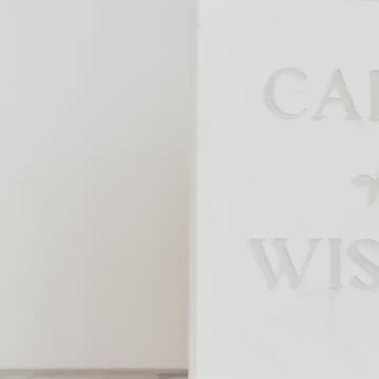 Marble 3D Cards and Wishes Table Sign | Wedding Sign | Modern Wedding Decor | Favor Sign | Party Tabletop Signs | Gold Mirror