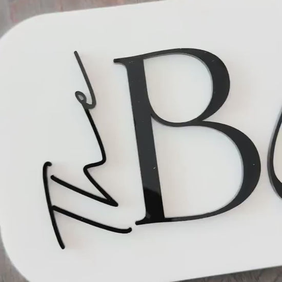 3D Acrylic the Bar Sign | Minimalist Modern Signage | Unique Wedding Signage | Acrylic Wedding Sign | Drink Sign, Bar Sign | The Bar Decor