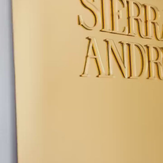 Elegant Gold Mirror Wedding Welcome Sign | Personalized Name and Date | Wedding Gift | Bridal Shower Gift| Modern Mirror Keepsake