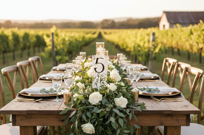 Vineyard golden hour