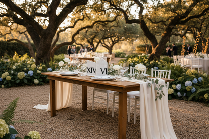 3D Marble Stone Wedding Table Numbers
