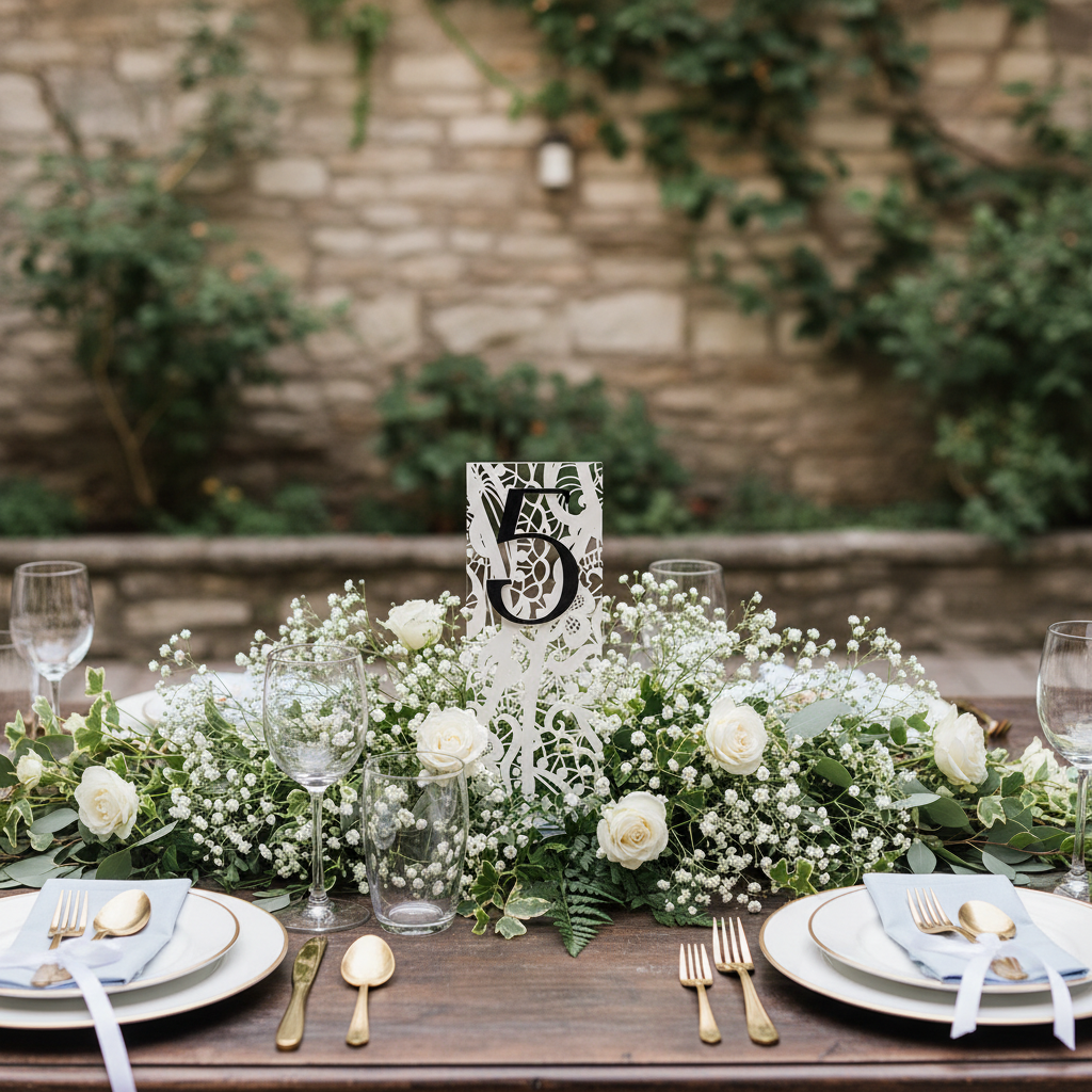 Whimsical courtyard garden