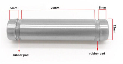 Double Sided Standoffs Gold | Acrylic Frame Signage