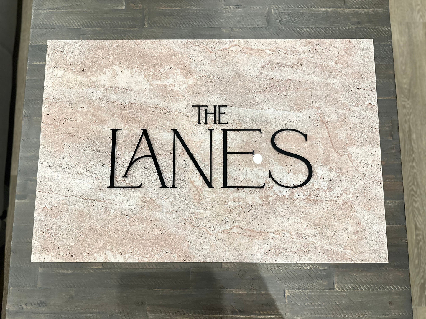 Faux Stone Wedding Welcome Sign | Minimalist Modern Signage | Travertine Wedding Signage Welcome Sign | Acrylic Wedding Sign