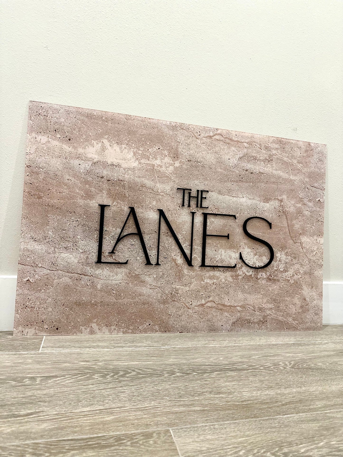 Faux Stone Wedding Welcome Sign | Minimalist Modern Signage | Travertine Wedding Signage Welcome Sign | Acrylic Wedding Sign